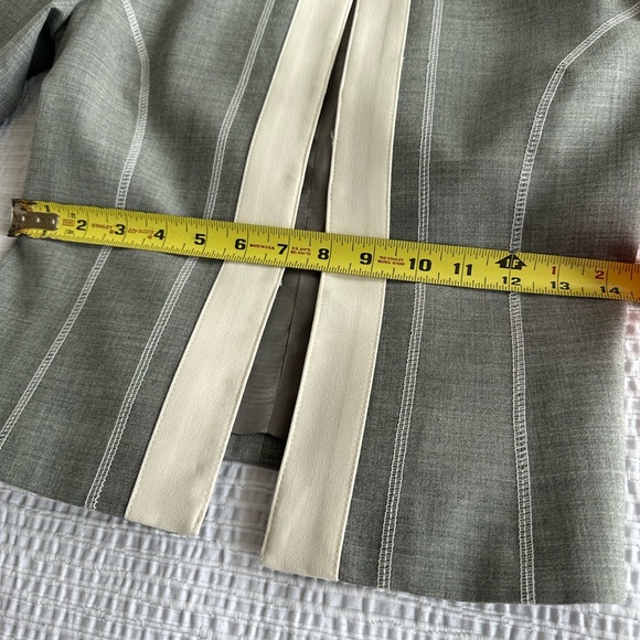 Blazer grey and cream for work - Picture 3 of 8